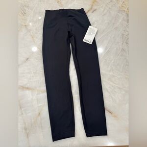 Lululemon Athletica Black Leggings InStill HR tight 25”